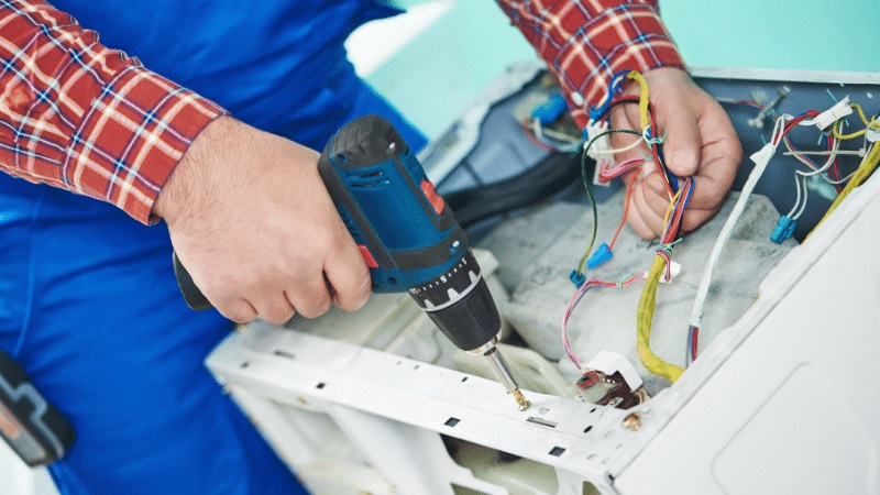 Bala Baykan Baykan çamaşır makinesi kart tamiri – Su almama arızası orijinal parça ile giderildi. - Teknik servis örneği