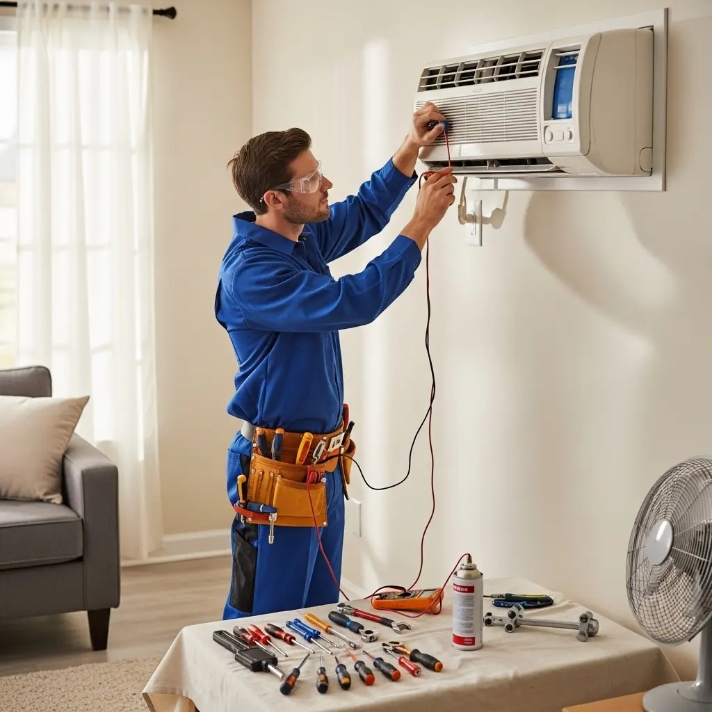 Bala Baykan Baykan klima gaz dolumu ve bakım – Enerji verimliliği artırıldı. - Teknik servis örneği